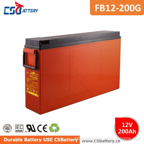 Csbattery 12V 200ah Power Storage AGM Battery for Telecom/Inverter/Forklift/Submersible-Motors/Amy